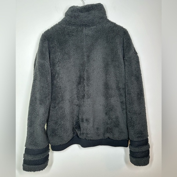 ATHLETA Willow Fleece Sherpa Jacket Black Size XL - Picture 11 of 11